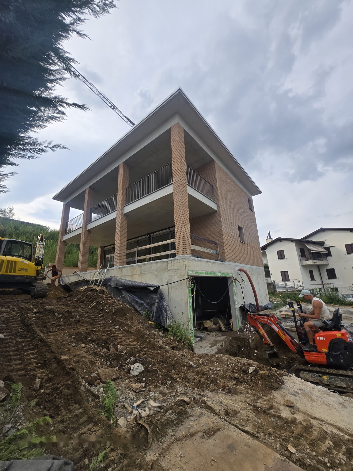 Villa in fase avanzata di realizzazione
